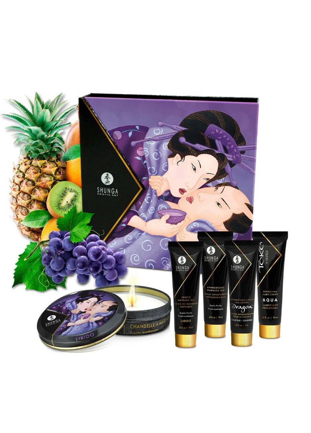 Подарунковий набір Geishas Secrets – Exotic Fruits для розкішної ночі вдвох Shunga (276904869)