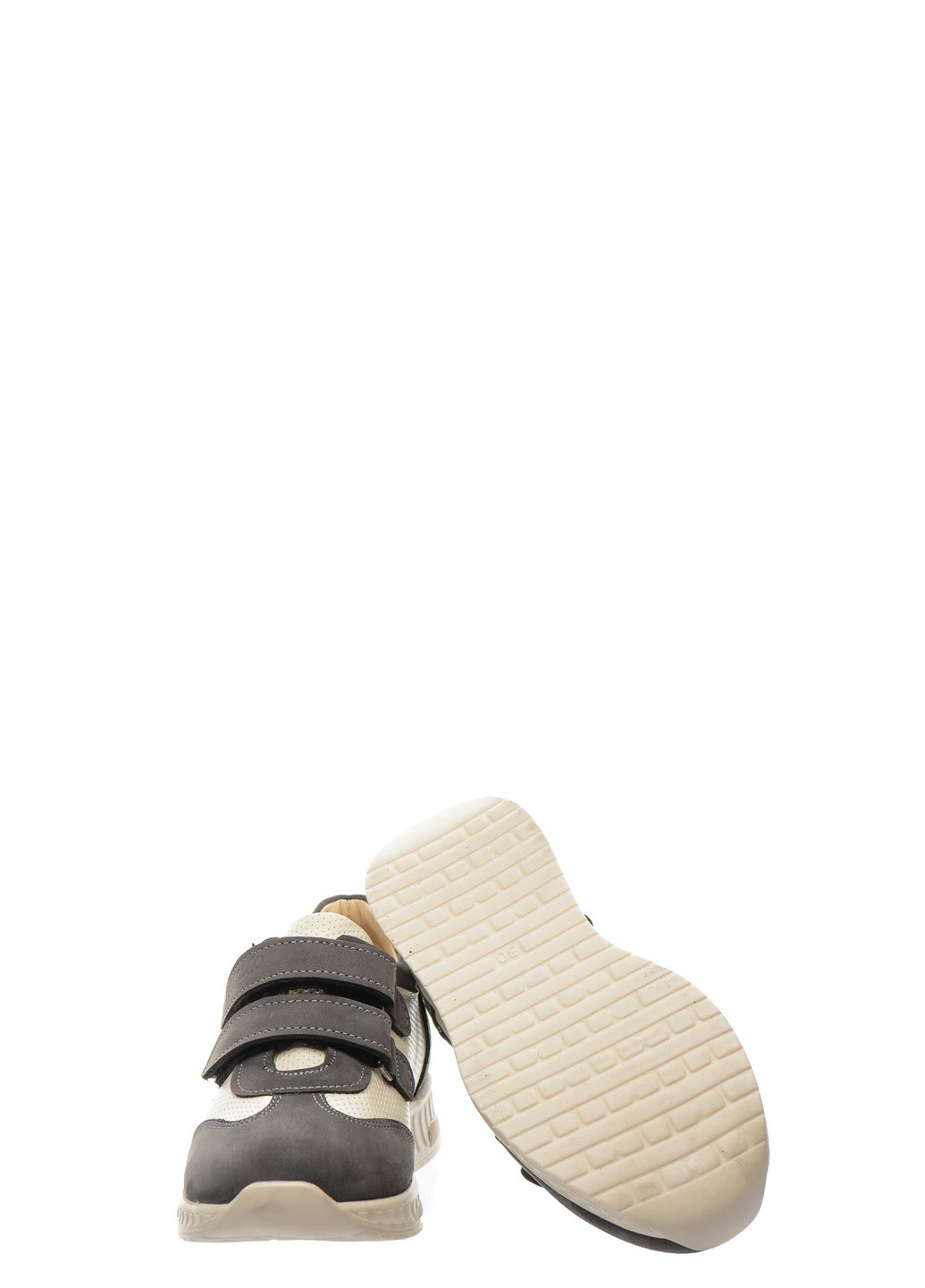 Серо-бежевые всесезон кроссовки Theo Leo