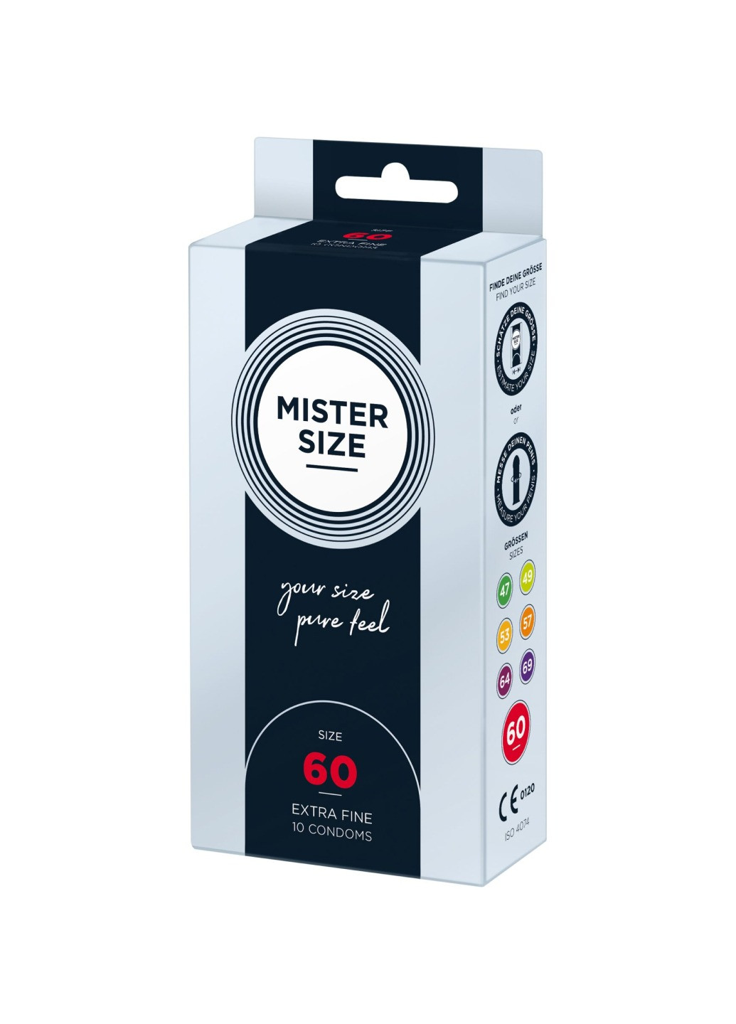 Презервативи Mister Size - pure feel - 60 (10 condoms), товщина 0,05 мм No Brand (276905764)