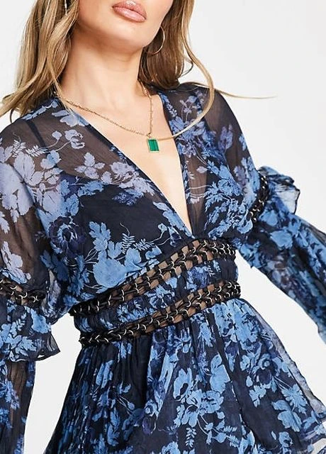 Синее платье Asos