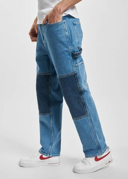 Голубые демисезонные свободные джинсы Skater Carpenter Tommy Jeans