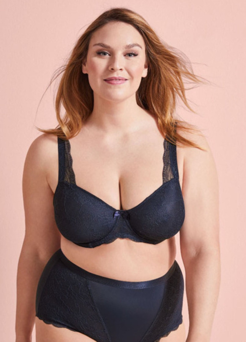 Темно-синій мінімайзер бюстгальтер Esmara з кісточками