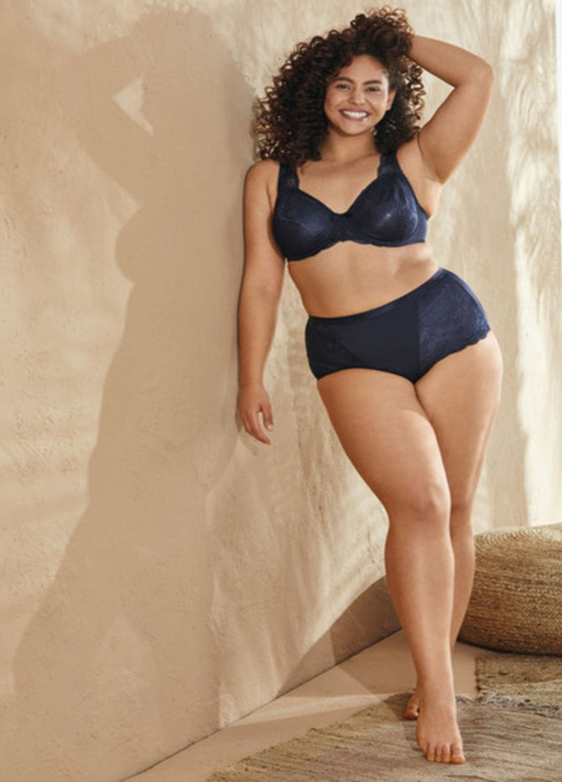 Темно-синій мінімайзер бюстгальтер Esmara з кісточками