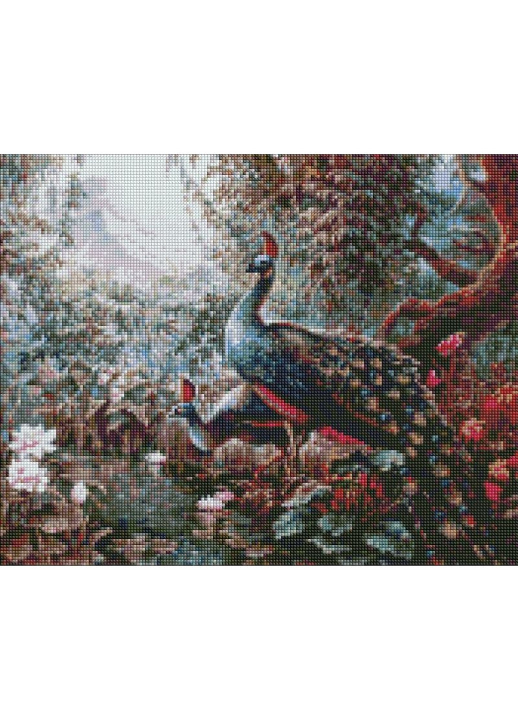 Алмазная мозаика "Сказочные павлины" Идейка (276984550)