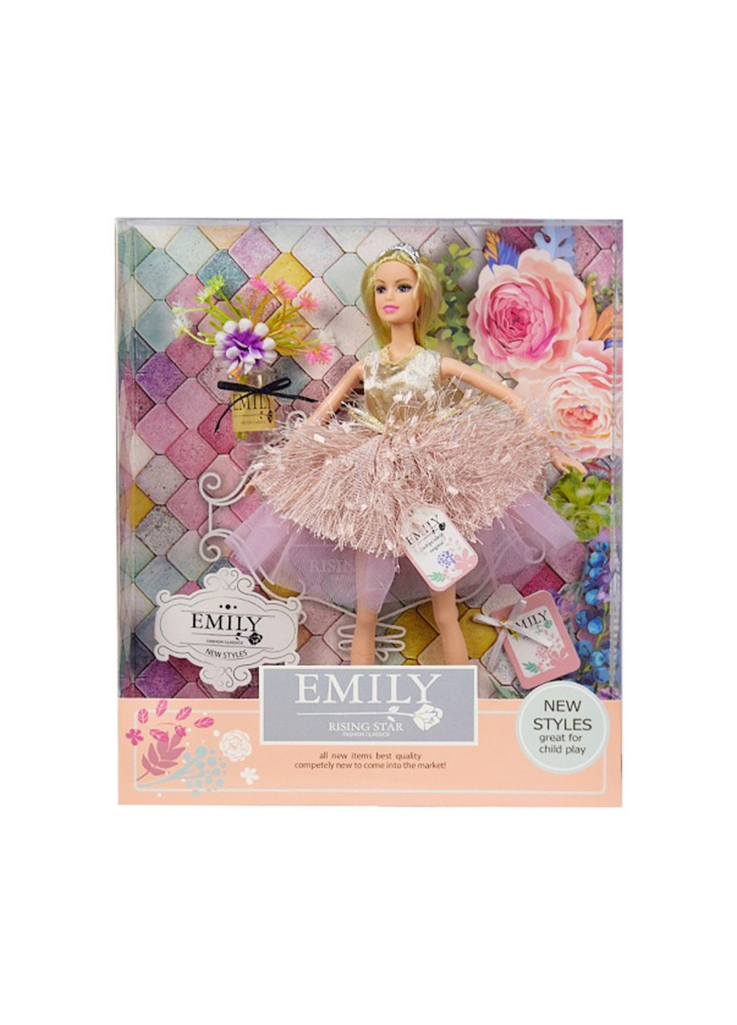 Лялька Emily з букетом та аксесуарами Bambi (276985473)