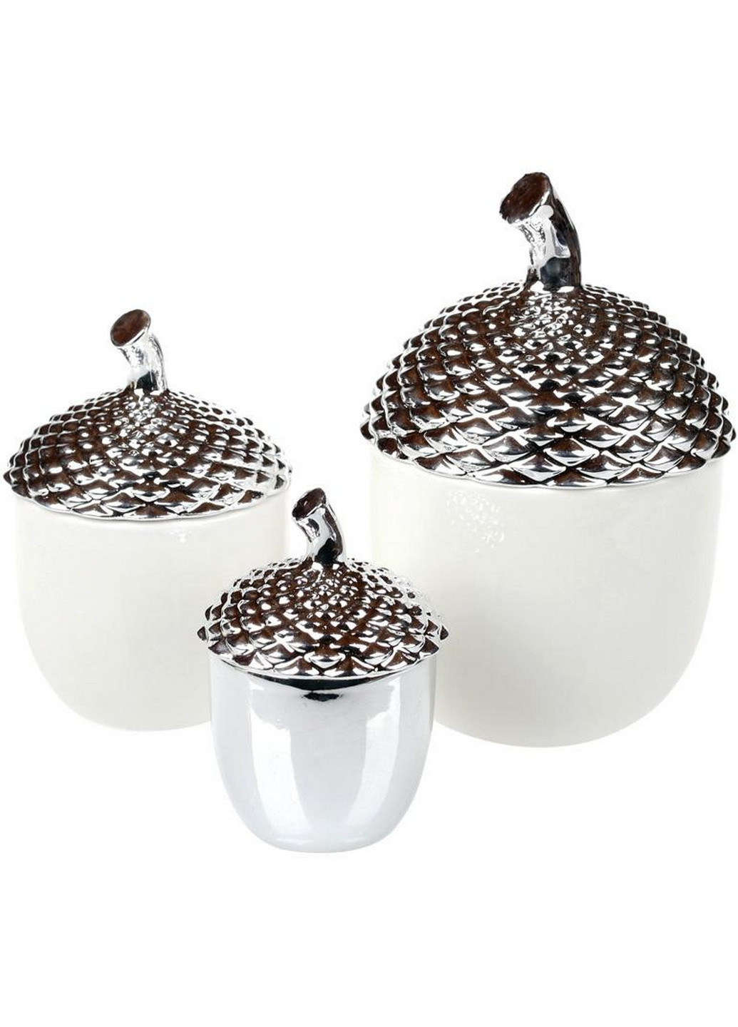 Банку керамічна "Сріблястий жолудь" Bona (276984727)