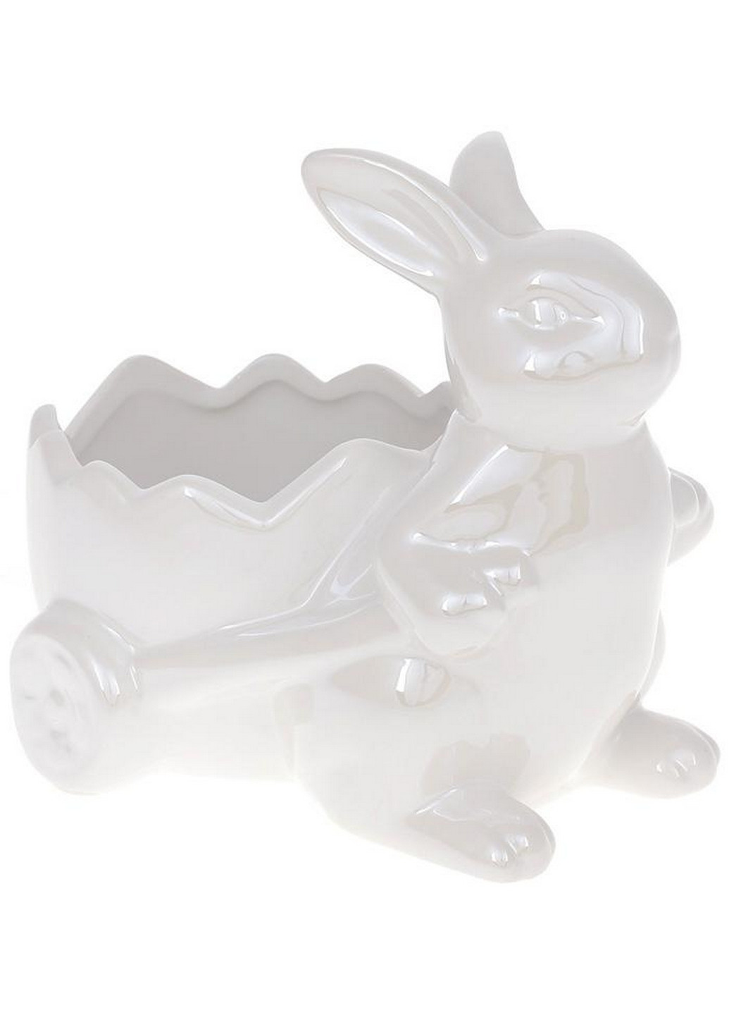 Декоративне кашпо "Кролик з візком" Bona (276983767)