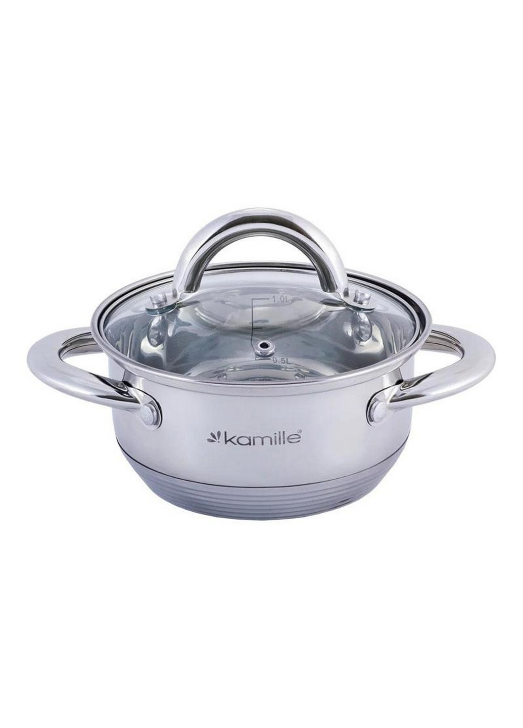Каструля з нержавіючої сталі з 7-шаровим індукційним дном Kamille (276983861)