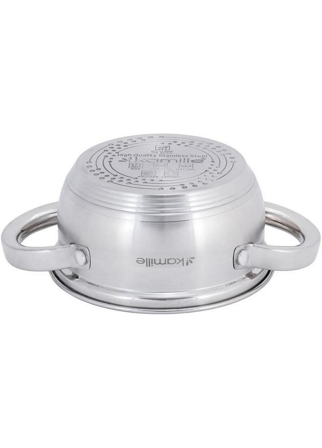 Кастрюля со стеклянной крышкой, низкая Kamille (276977852)