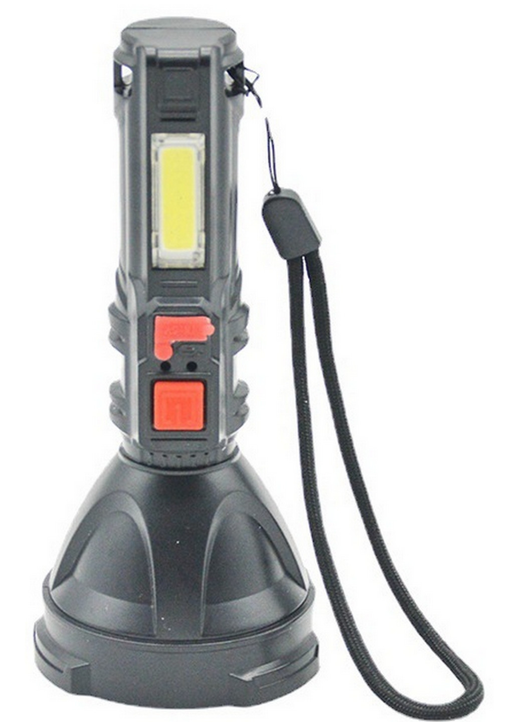 Кишеньковий, ручний акумуляторний ліхтарик із зарядкою від USB No Brand (276982592)