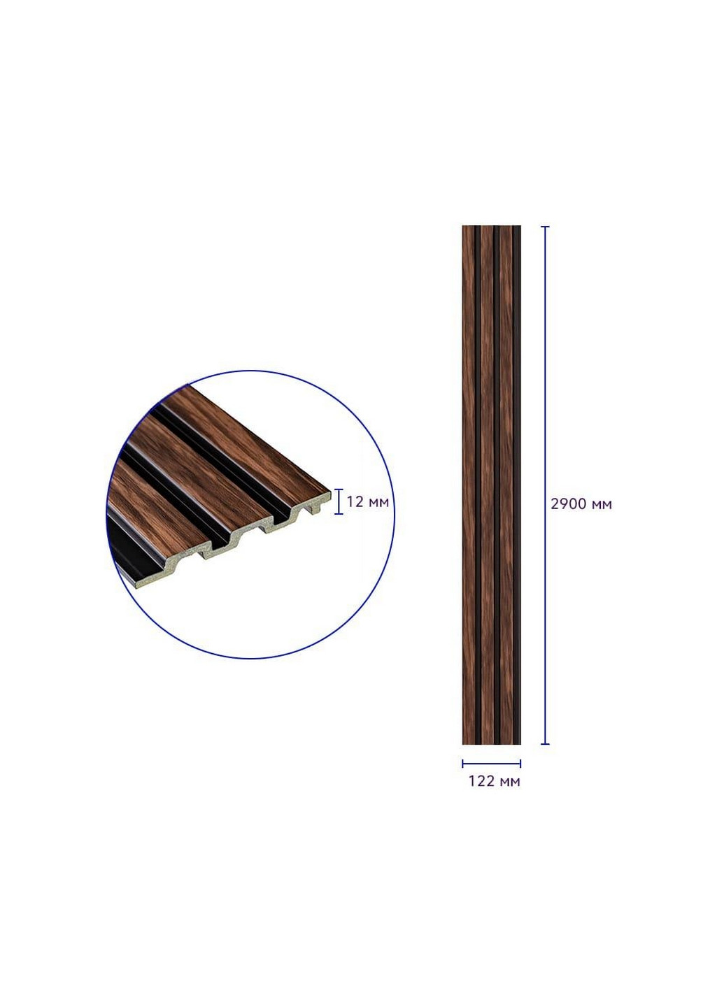 PS декоративная рейка Sticker Wall (276978414)