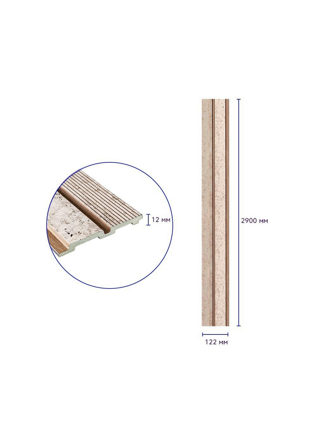 PS декоративна рейка Sticker Wall (276979390)