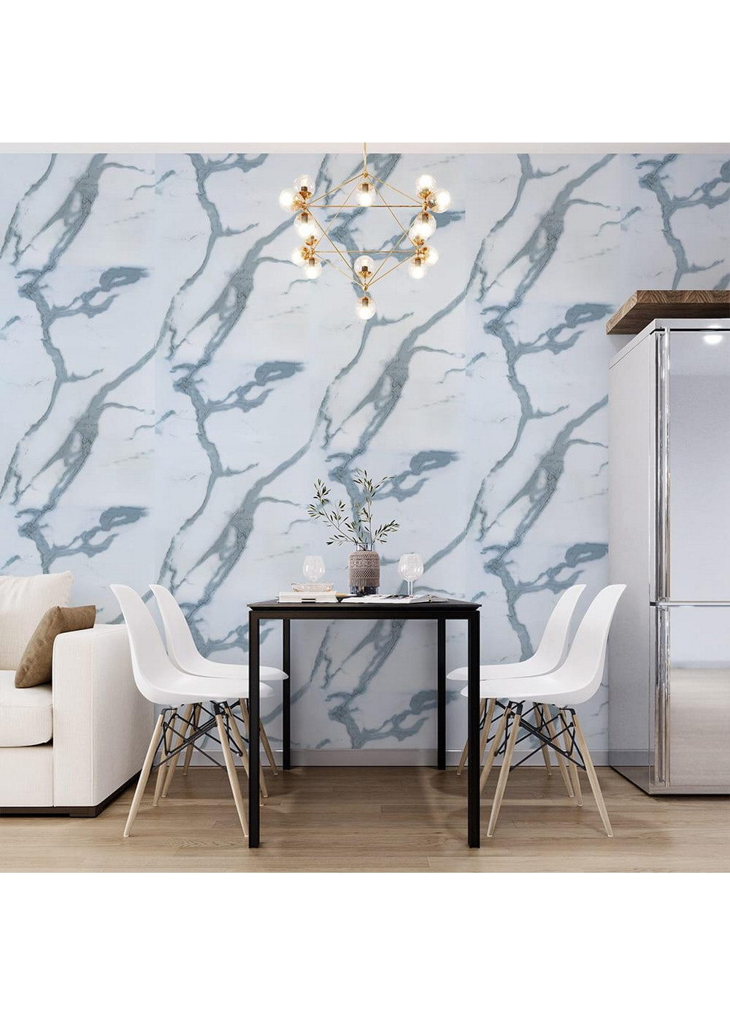 Стеновая PET плитка самоклеящаяся в рулоне Sticker Wall (276981104)