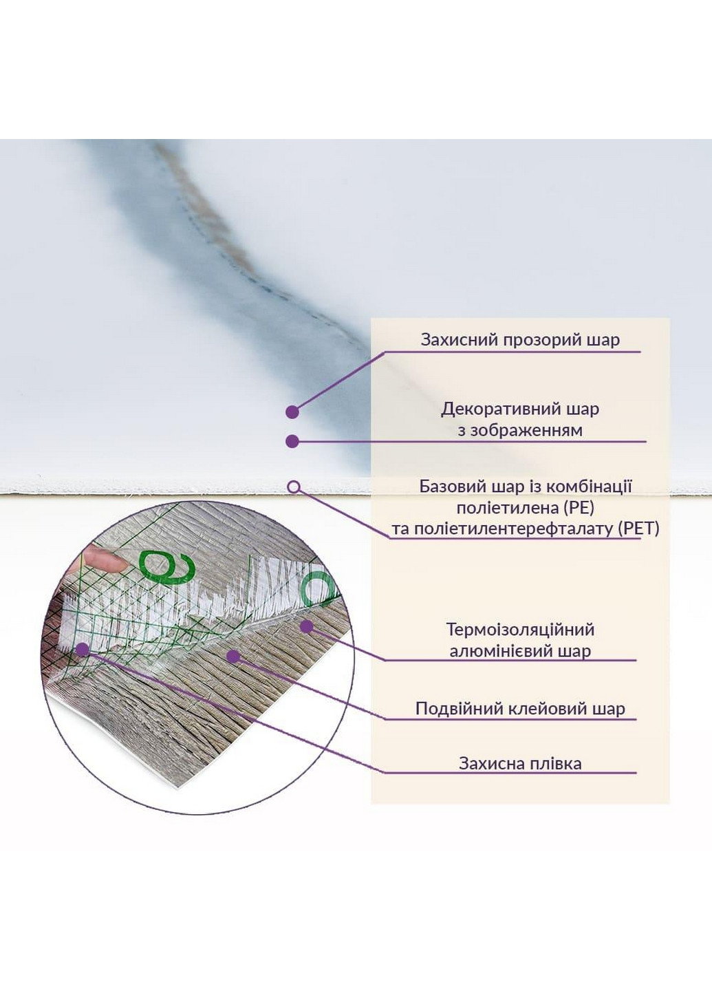 Стеновая PET плитка самоклеящаяся в рулоне Sticker Wall (276981104)