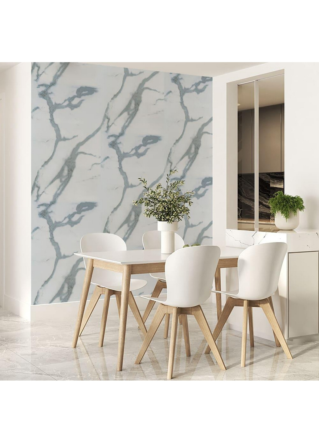 Стеновая PET плитка самоклеящаяся в рулоне Sticker Wall (276981104)