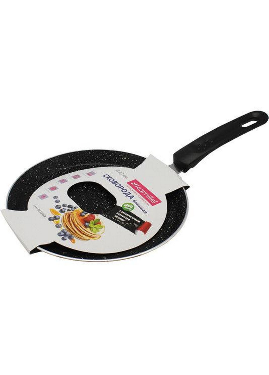 Сковорода блинная с мраморным антипригарным покрытием Kamille (276981877)