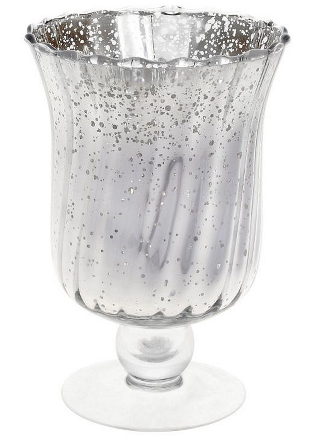 Свічник Aiken "Срібло Антик", скляний Bona (276984748)