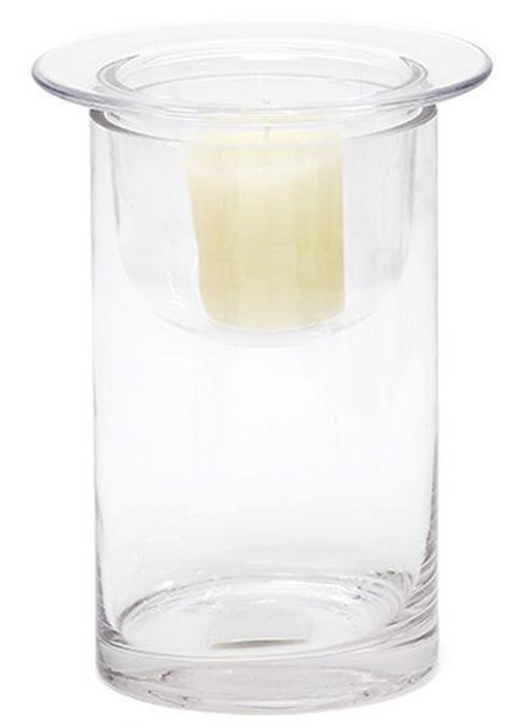 Свічник скляний зі знімною склянкою Bona (276979774)