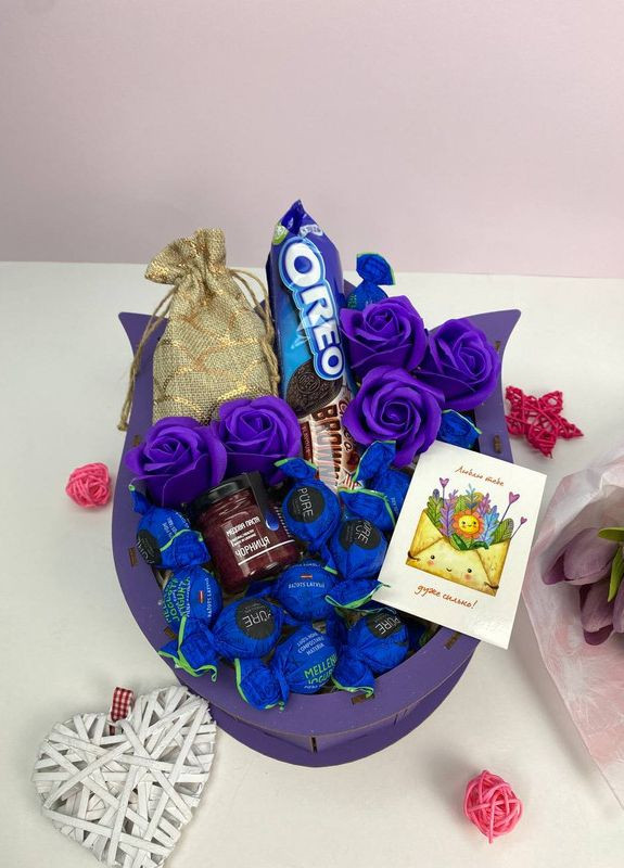 Подарунок "Flower moment" для дівчини, жінки, дружині, на день святого Валентина,14 лютого, день народження (8-0584) Кукумбер (276975909)