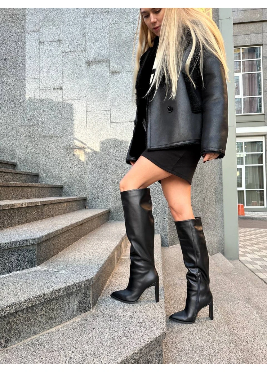 Жіночі шкіряні чоботи 38 VZUTIK (277152291)