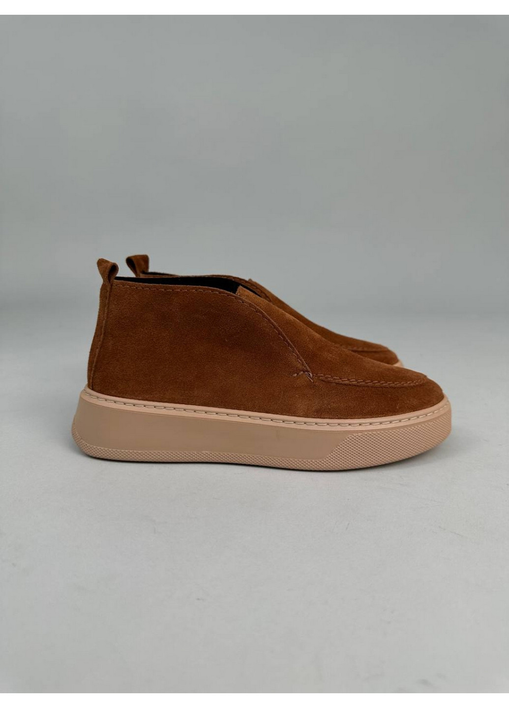 VZUTIK Женские замшевые лоферы 41 коричневый з натуральная замша, украина — демисезон (277154792)