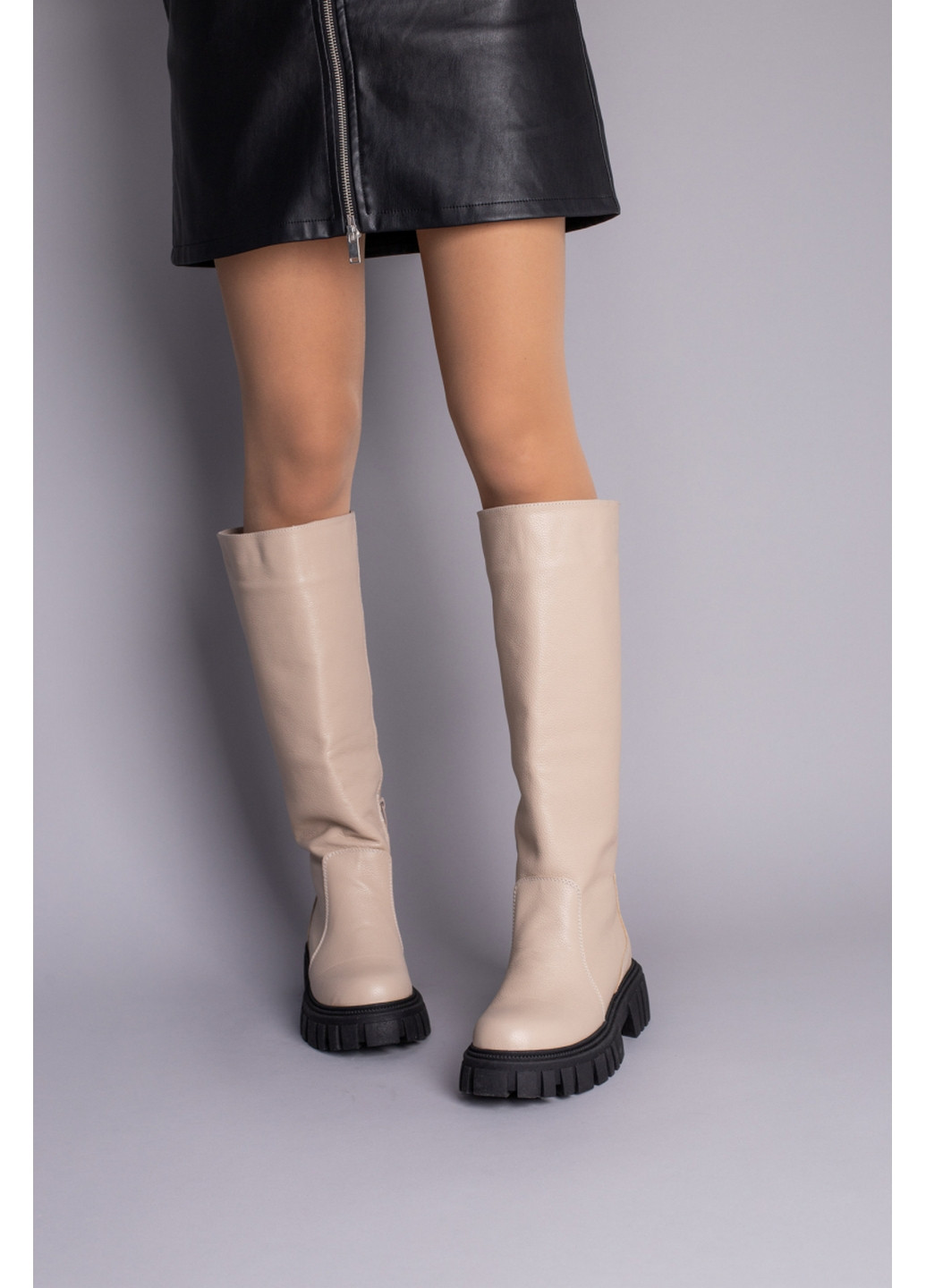 Жіночі шкіряні чоботи 39 VZUTIK (277156103)