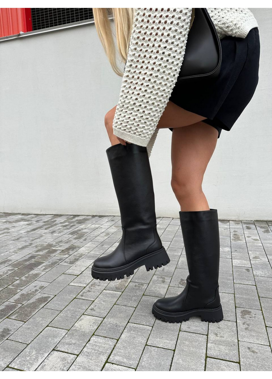 Жіночі шкіряні чоботи 41 VZUTIK (277156347)