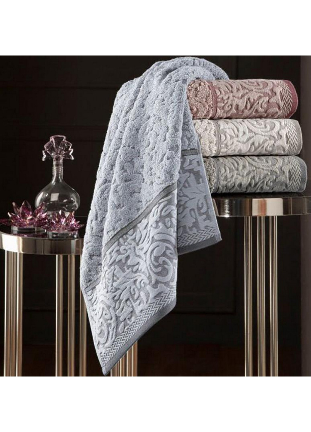 Набор 4 банные полотенца Pupilla комбинированный