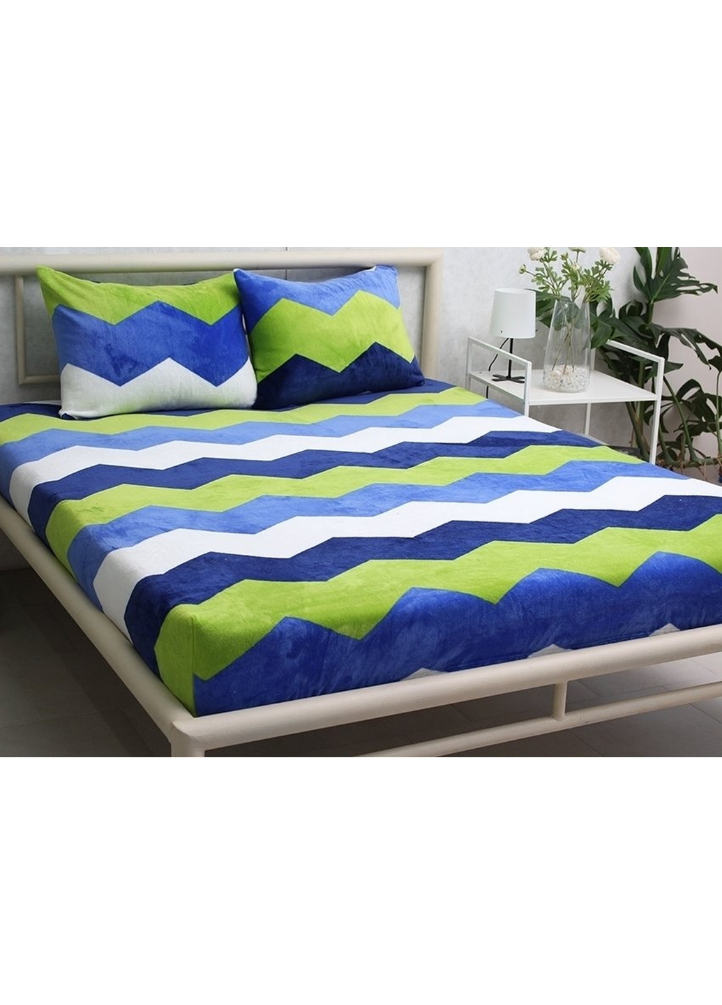 Простирадло на резинці с наволочками Tag (276979670)