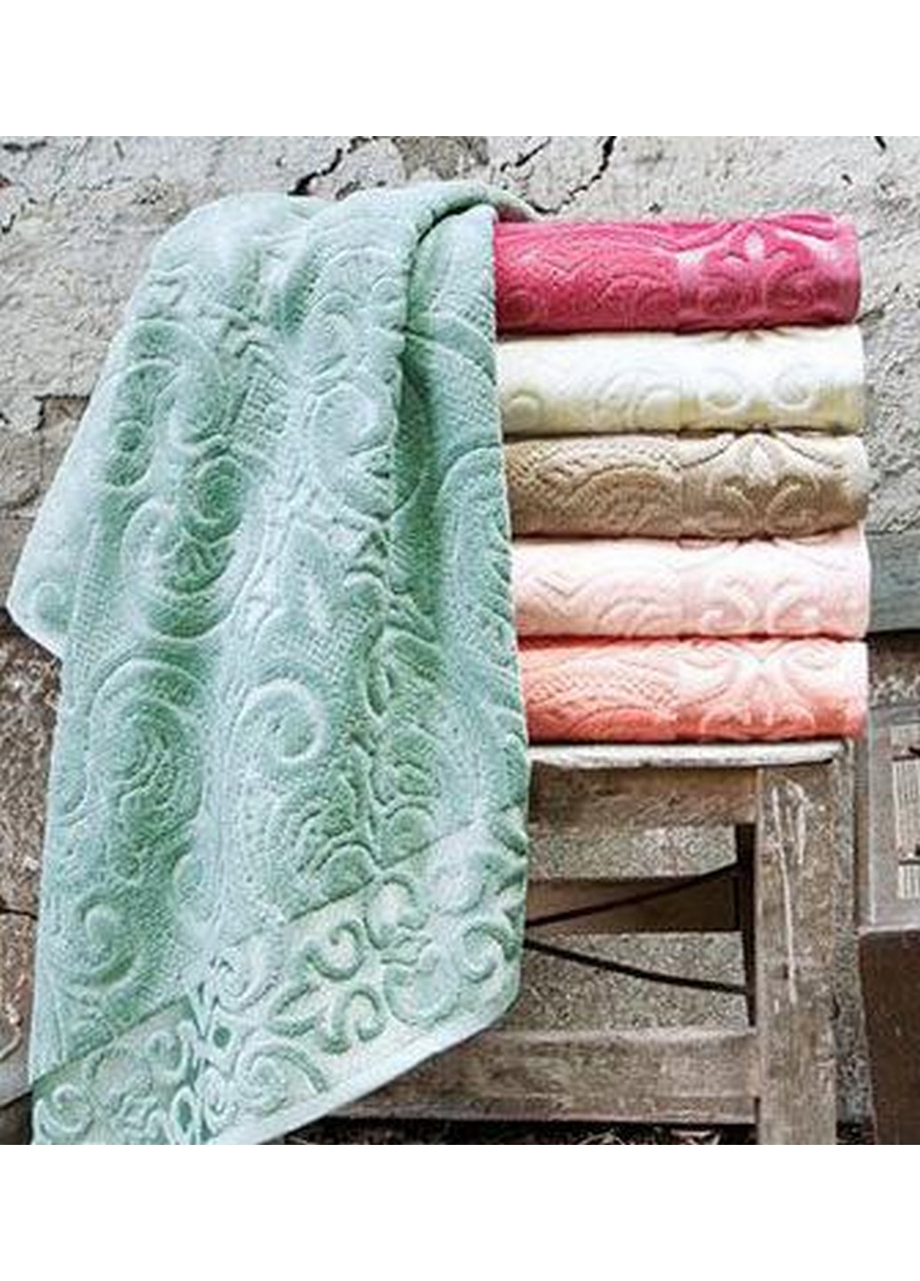 Набор 6 полотенец (банные) Pupilla комбинированный