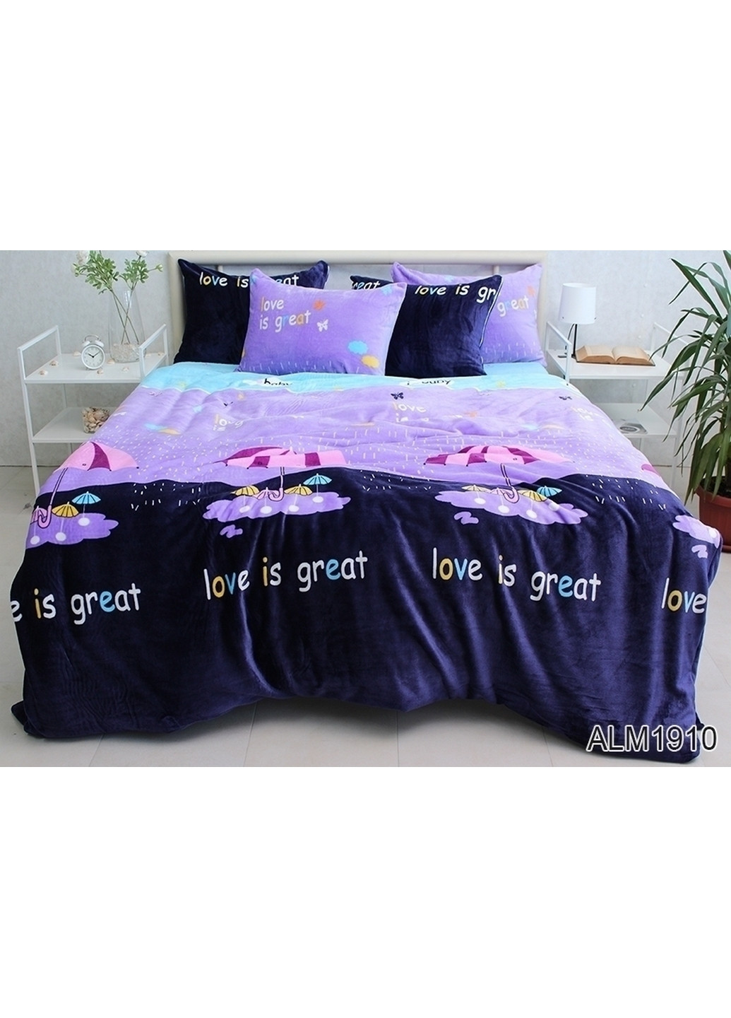 Комплект постільної білизни микрофибра Tag (276985598)