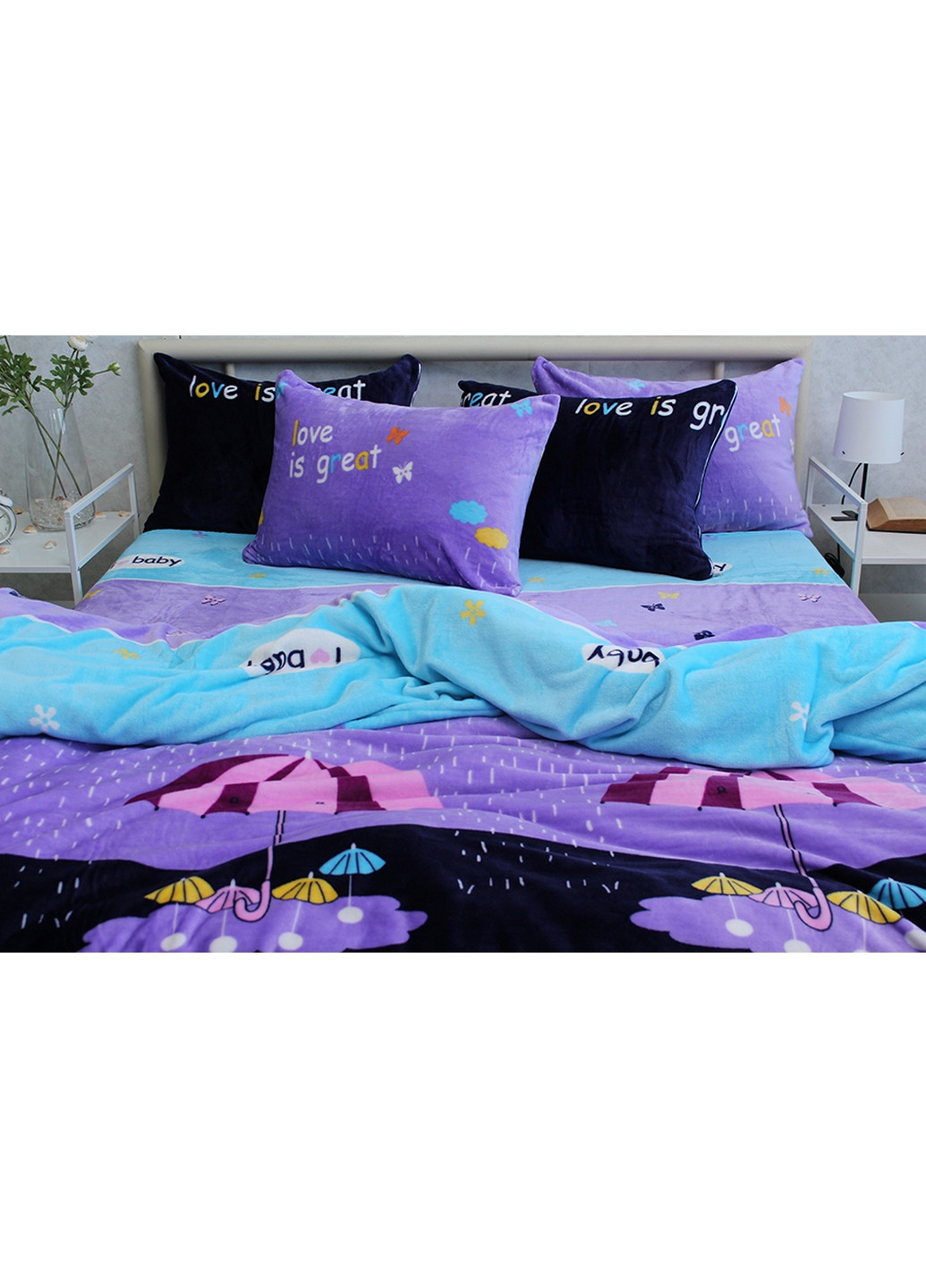 Комплект постільної білизни микрофибра Tag (276985598)