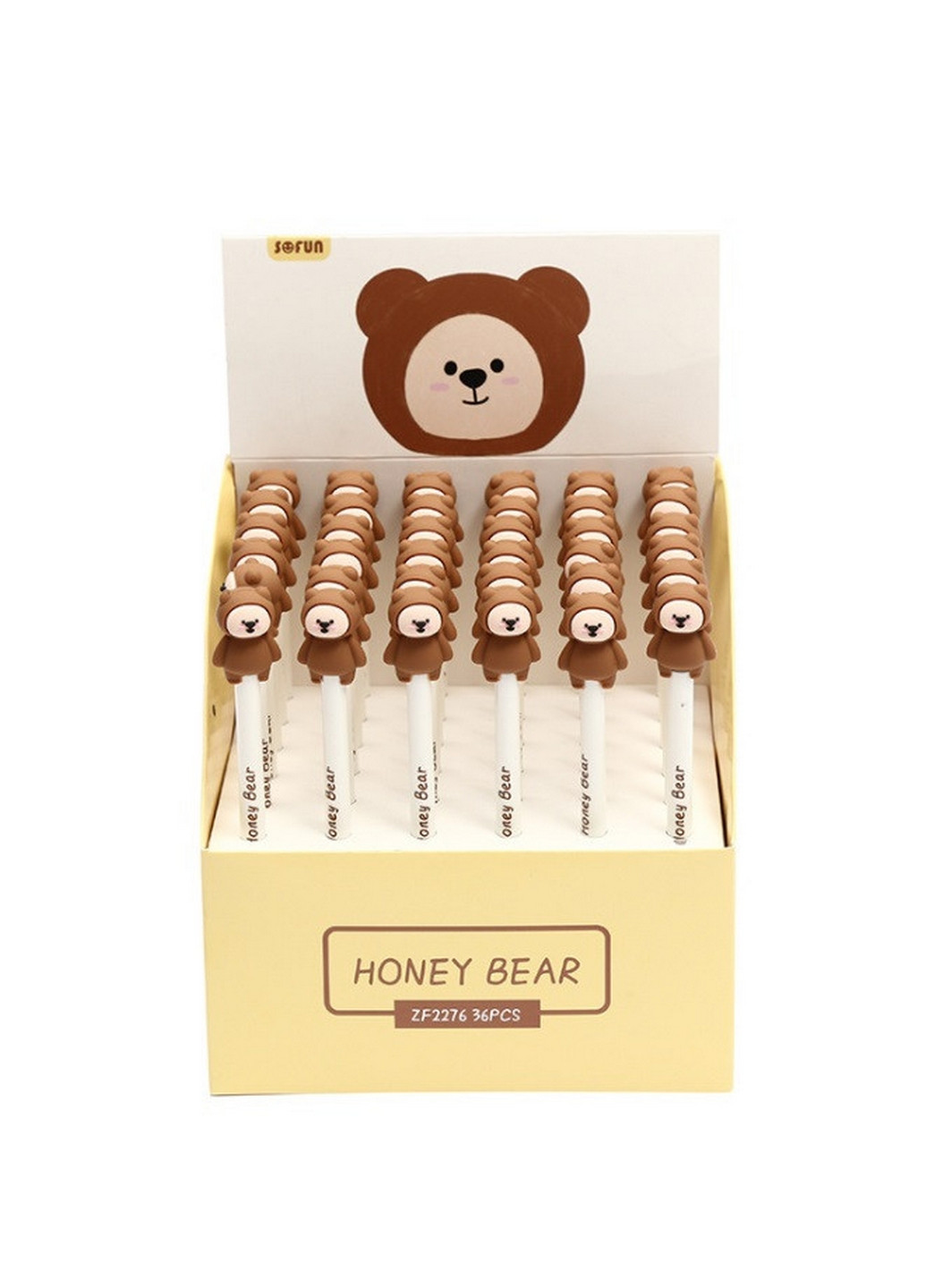 Набор гелевых ручек Honey Bear (4шт) Bookopt (276979426)