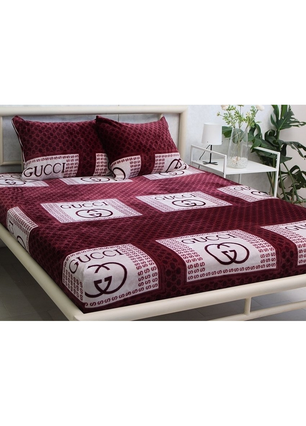 Простирадло на резинці с наволочками Tag (276983698)