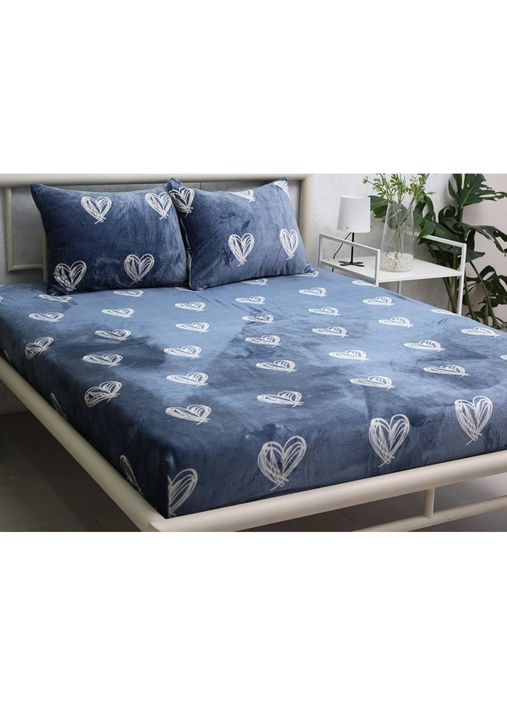 Простирадло на резинці с наволочками Tag (276981691)