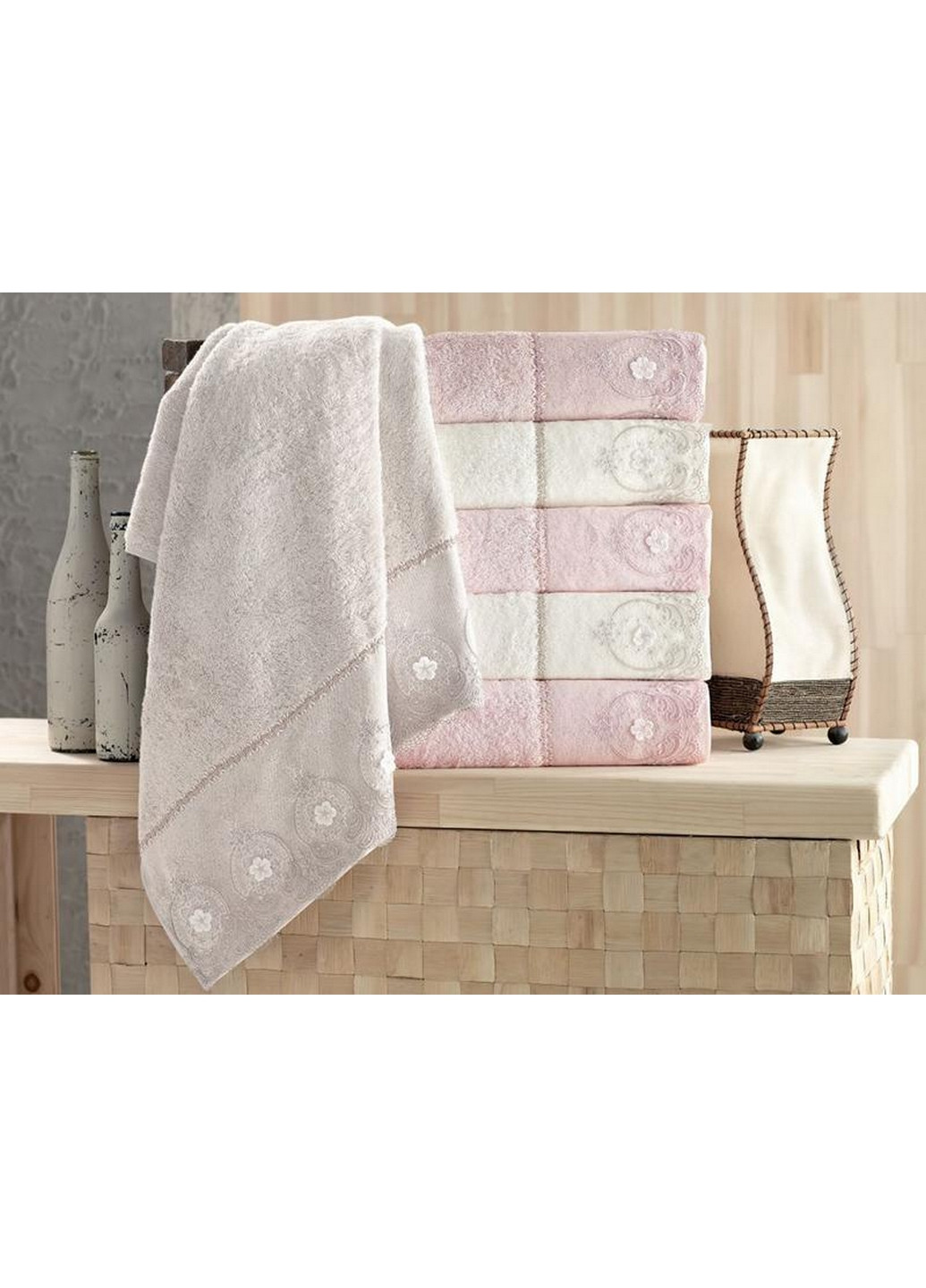 Набір 6 рушників (лицьові) Pupilla комбінований