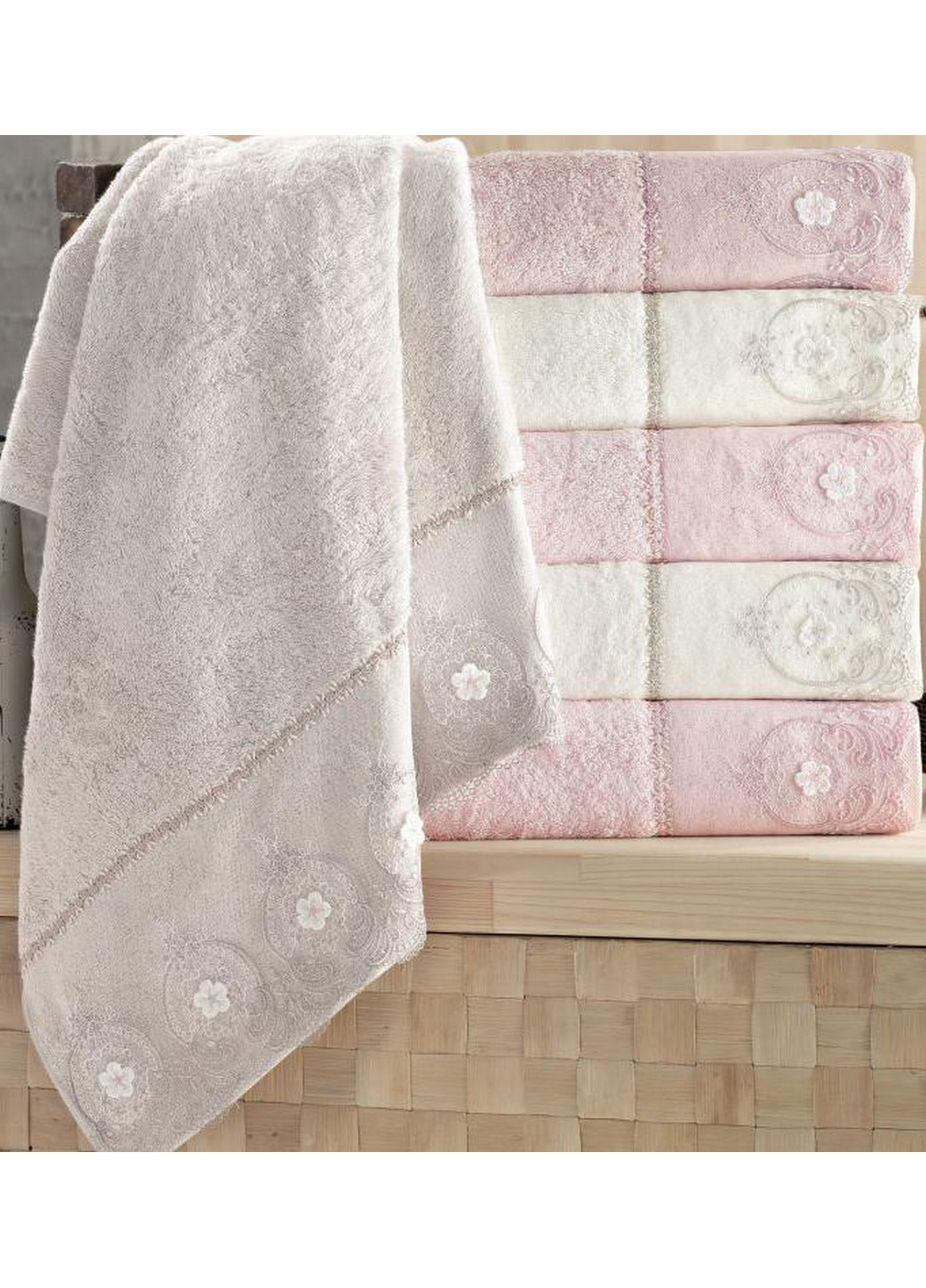 Набір 6 рушників (лицьові) Pupilla комбінований