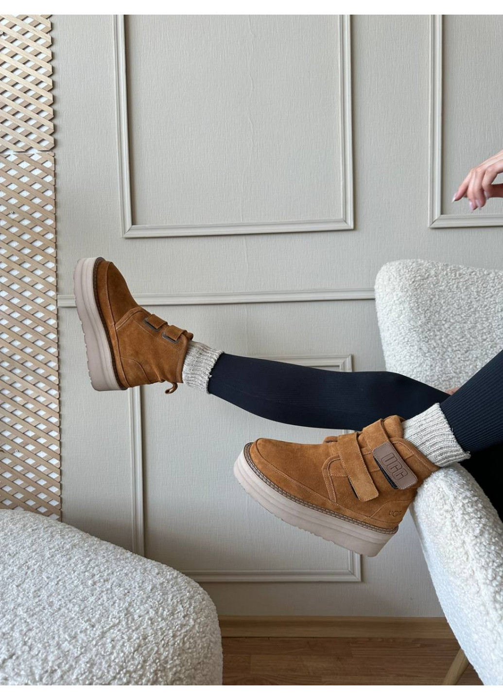 Женские замшевые угги 38 VZUTIK (277156294)