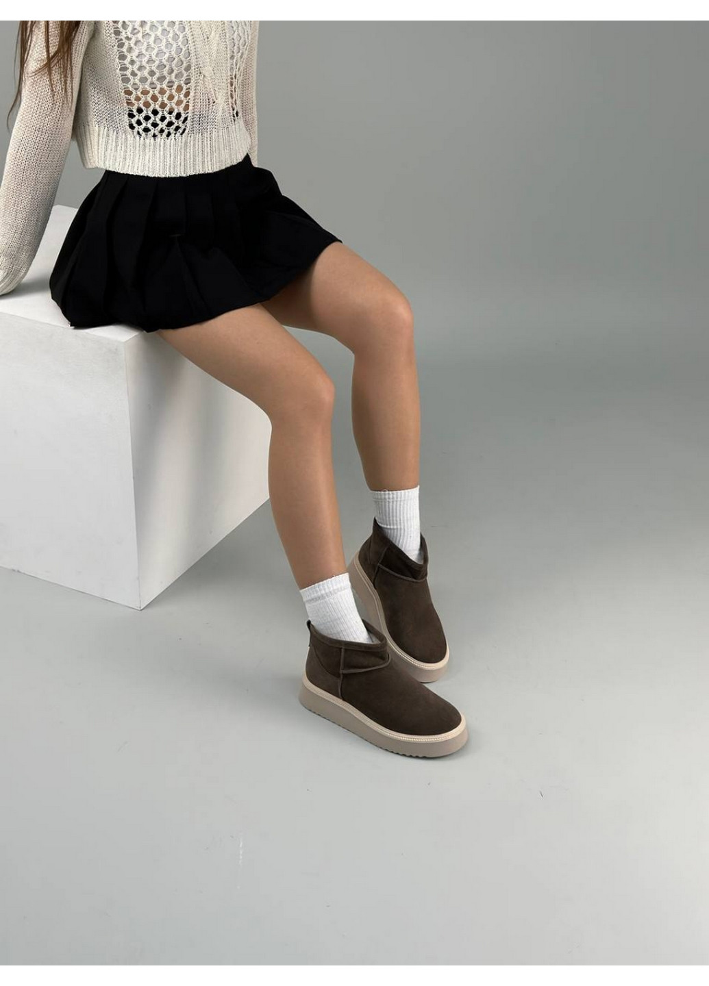 Женские замшевые угги 39 VZUTIK (277156737)