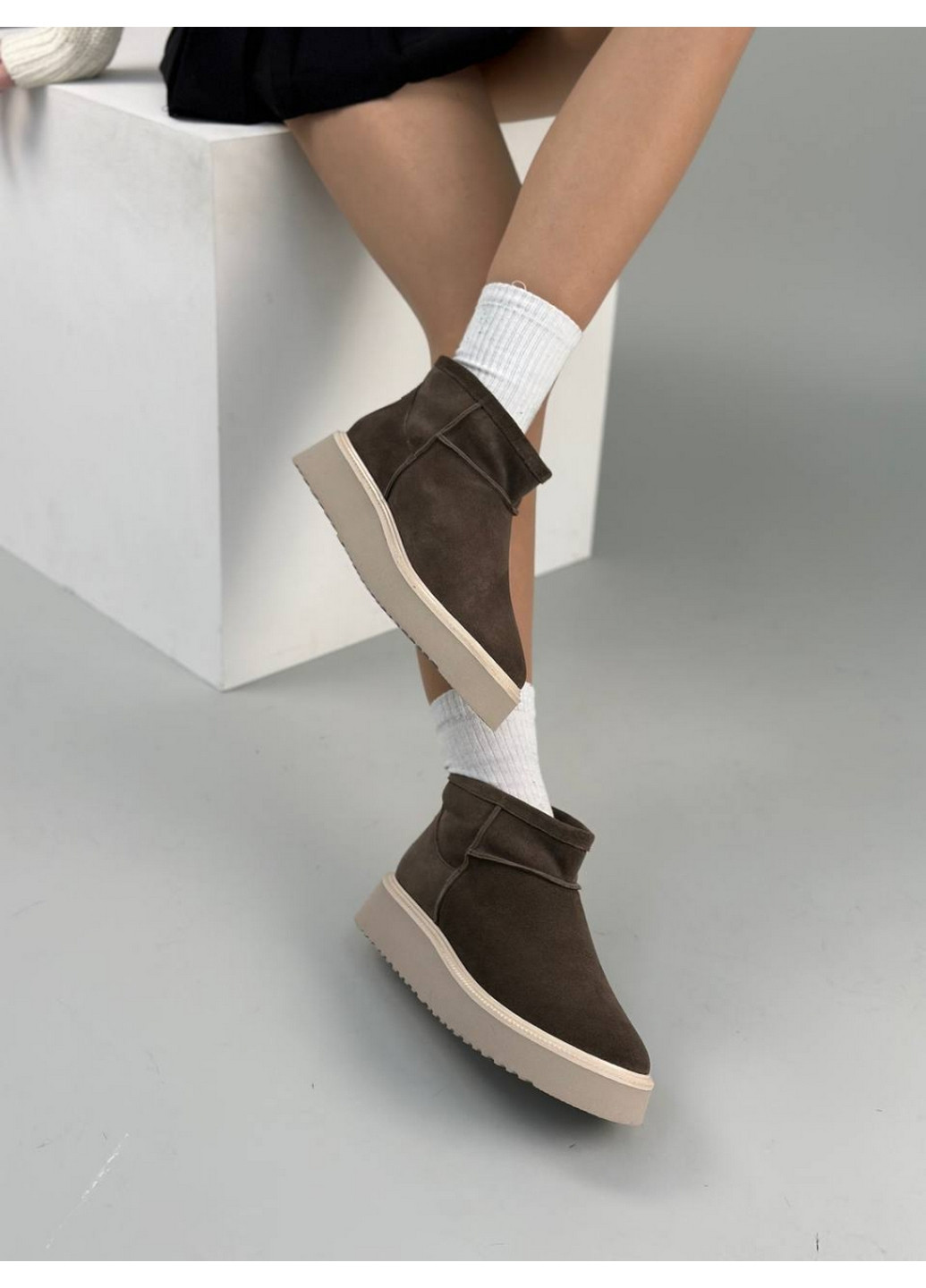 Женские замшевые угги 39 VZUTIK (277156737)