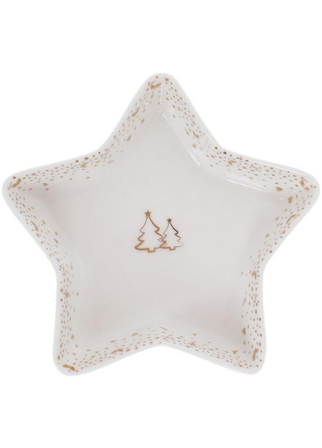 Страва у формі зірки "Зимова феєрія", фарфорова Bona (276983790)