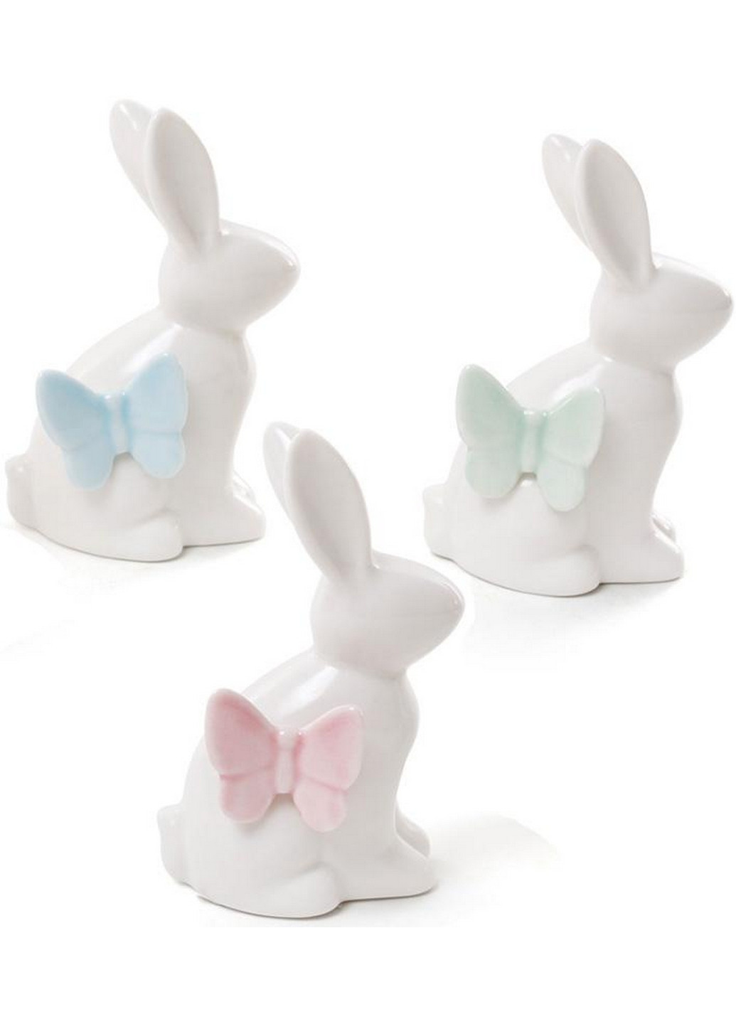 Набір 6 порцелянових фігурок "Зайчик з Метеликом" Bona (276980771)