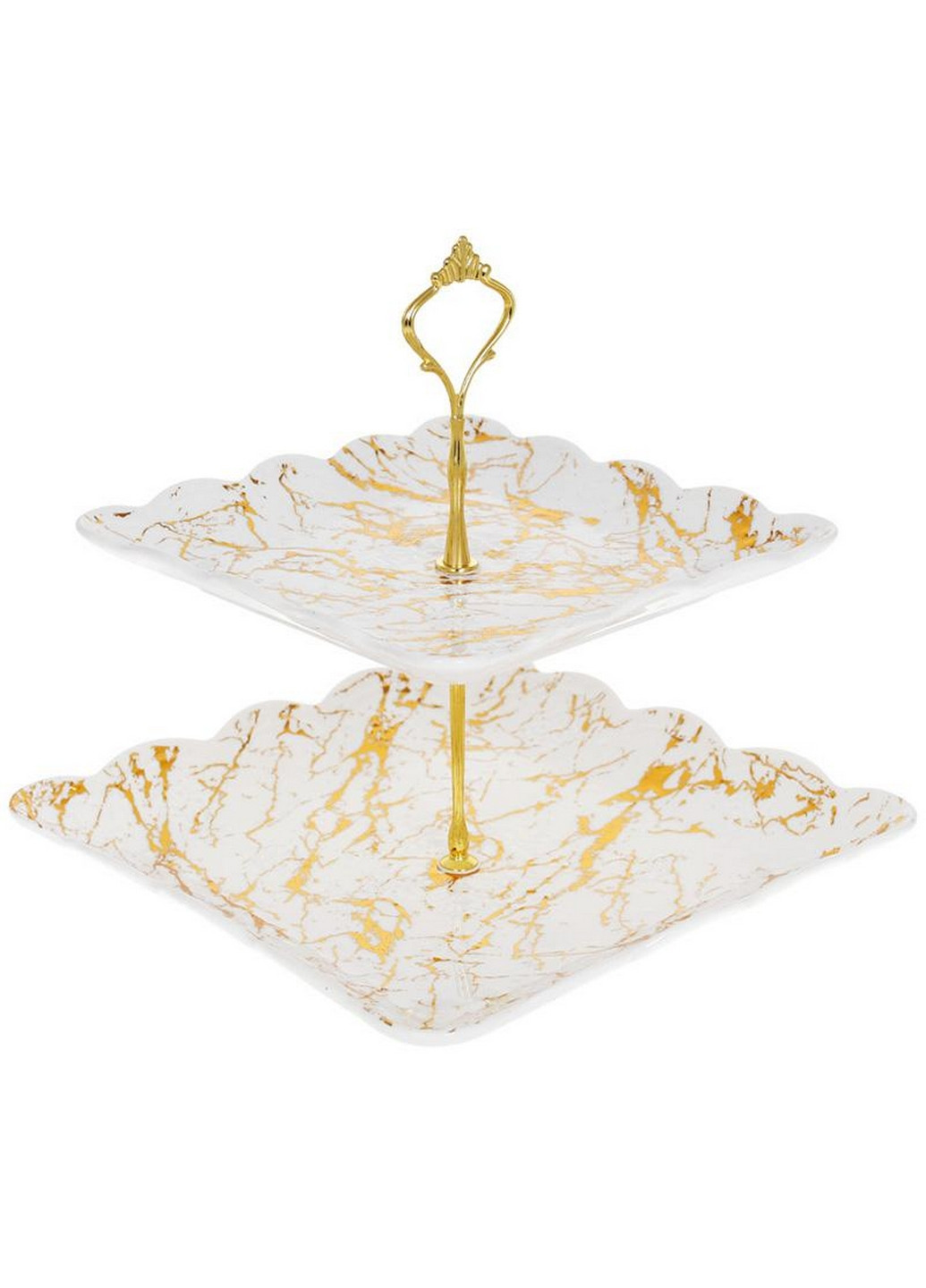 Страва фуршетна стійка "Мармурова Розкіш", квадратна Bona (276977773)