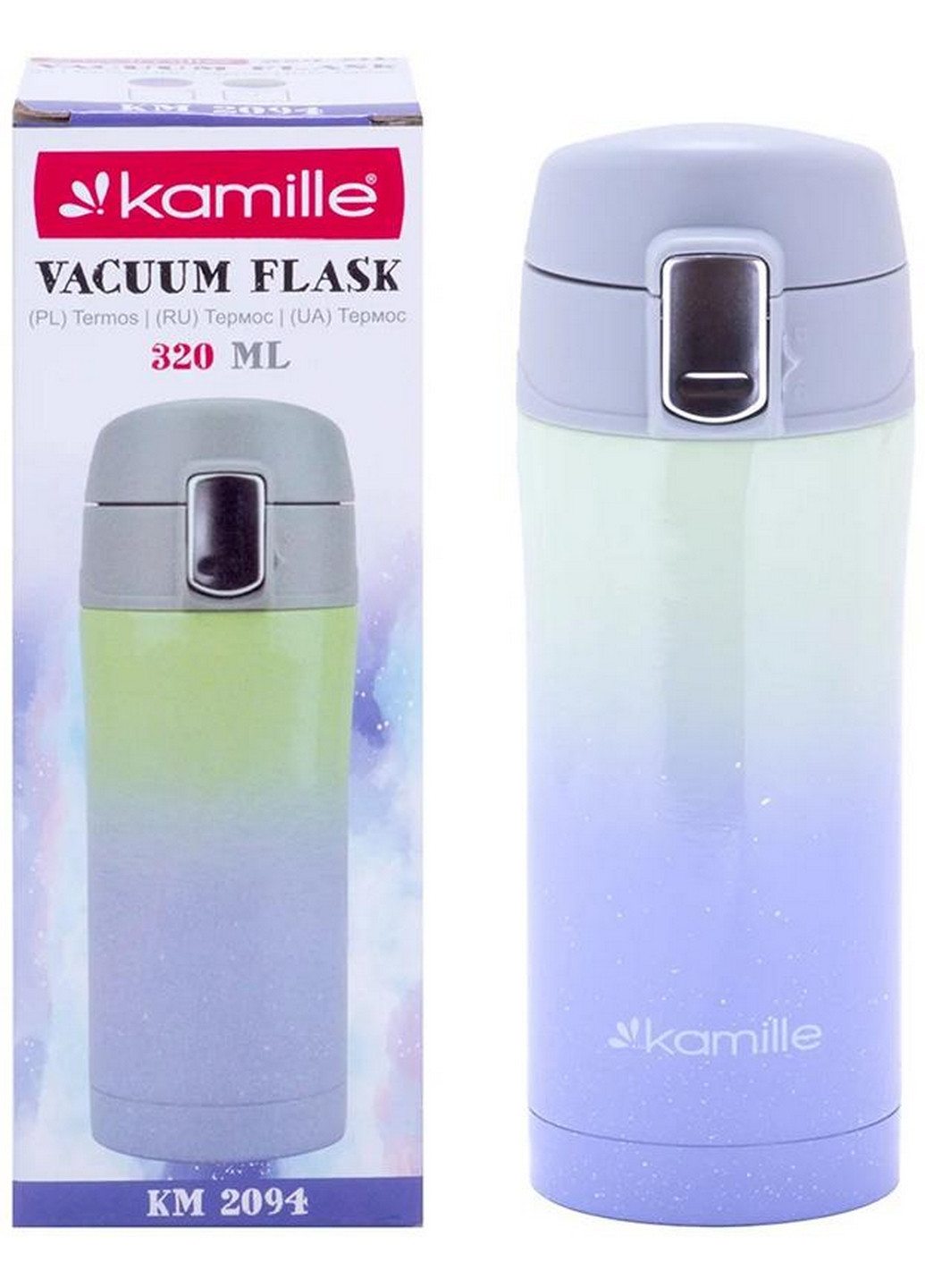 Термос Градиент из нержавеющей стали, термокружка Kamille (276978863)