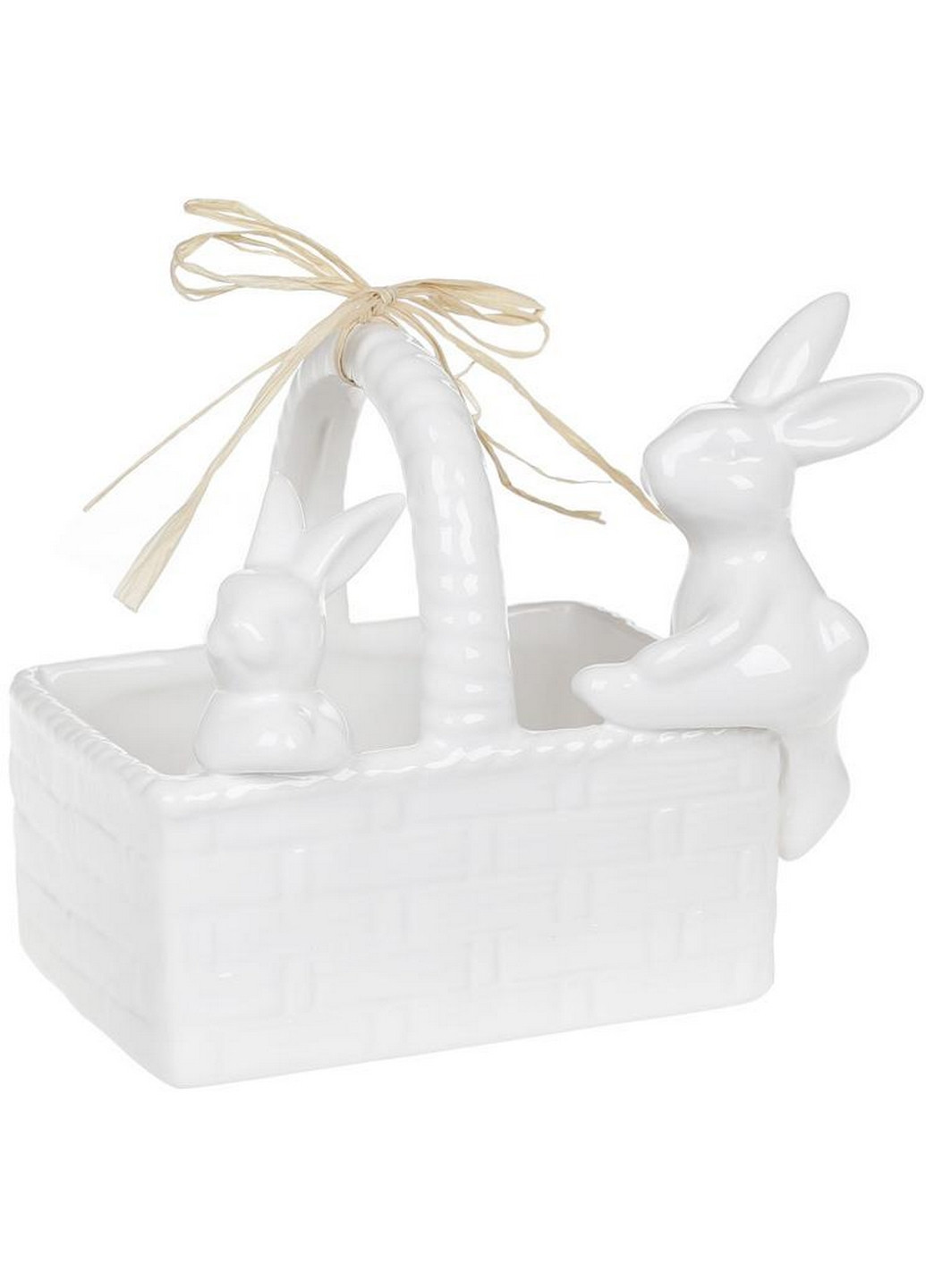 Цукерниця декоративна "Кошик з кроликами" Bona (276981775)