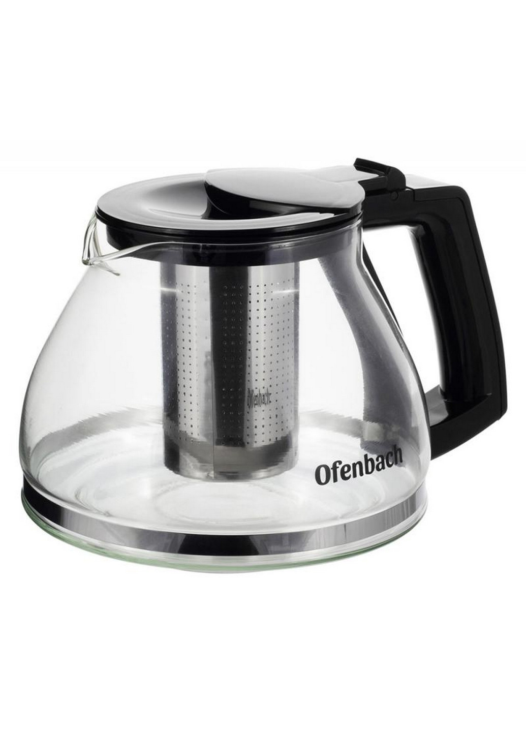 Чайник скляний заварювальний зі знімним ситечком Ofenbach (276979422)