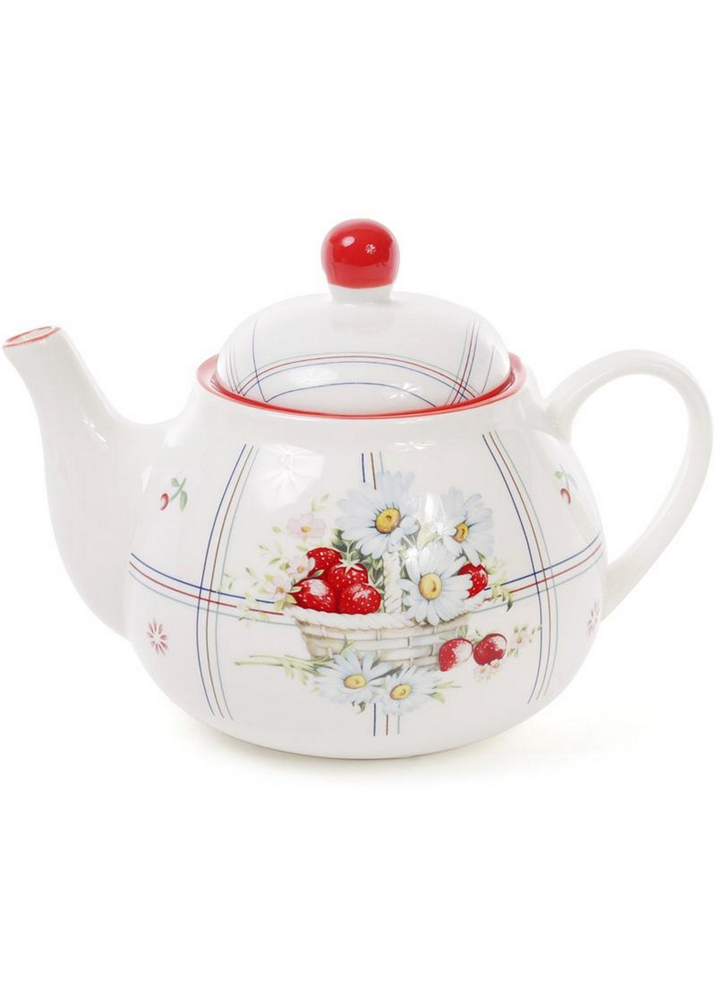 Чайник заварювальний фарфоровий "Сунична фантазія" Bona (276979781)
