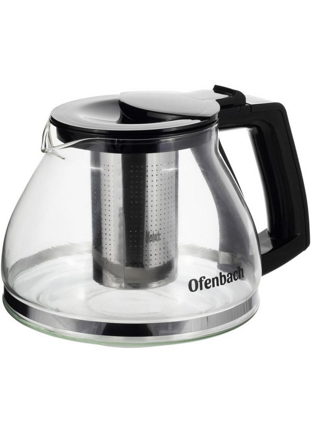 Чайник скляний заварювальний зі знімним ситечком Ofenbach (276978435)