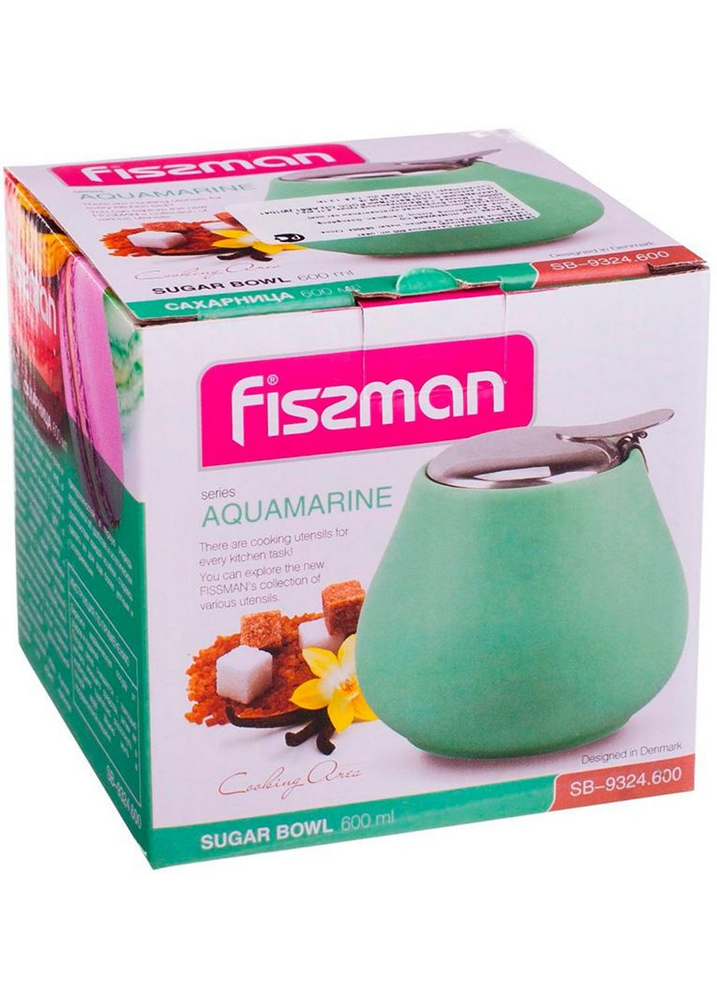 Сахарница керамическая с откидной крышкой Fissman (276979906)