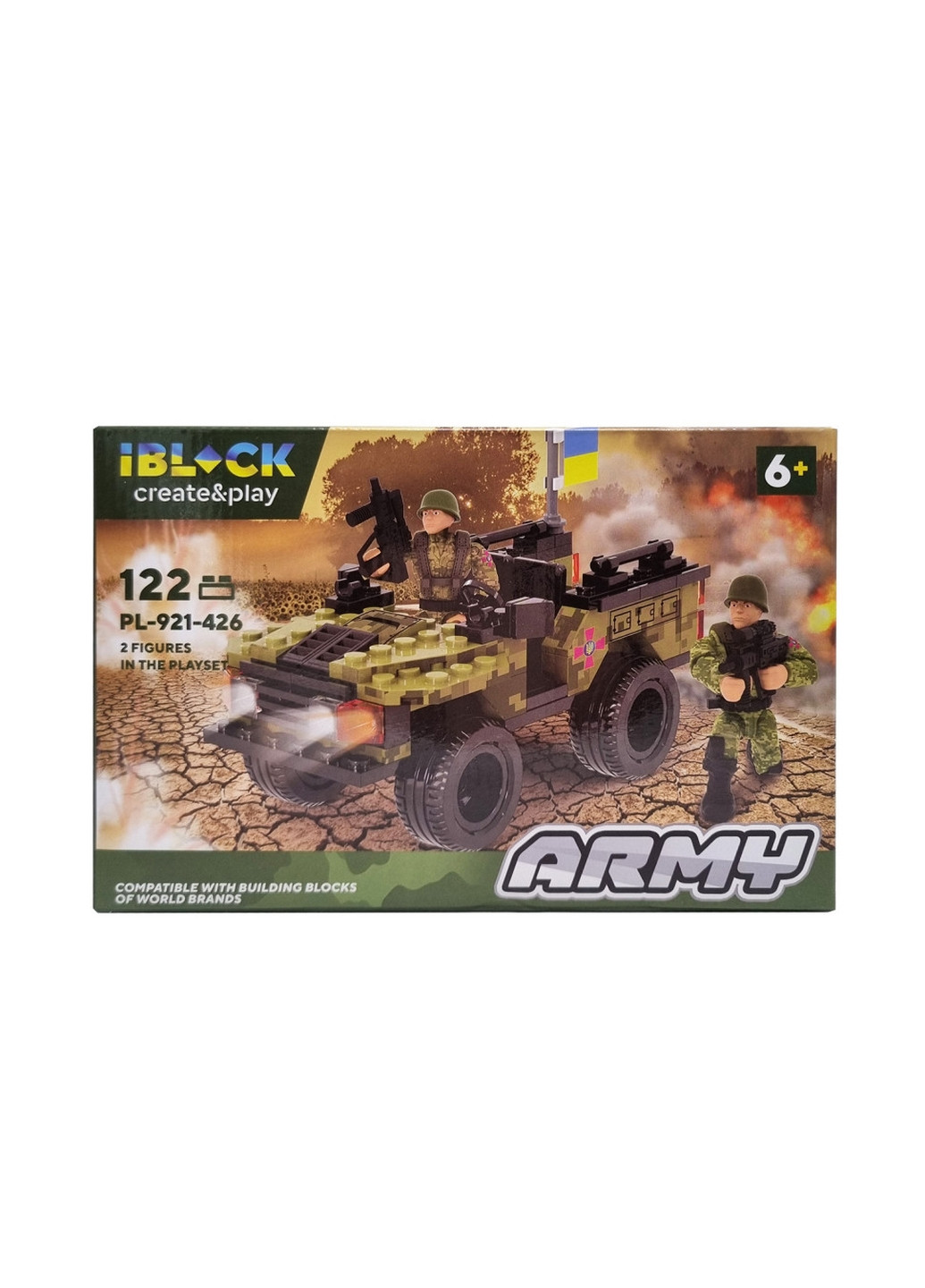 Конструктор дитячий Армія, 4 види (Вигляд 4) Iblock (276979041)